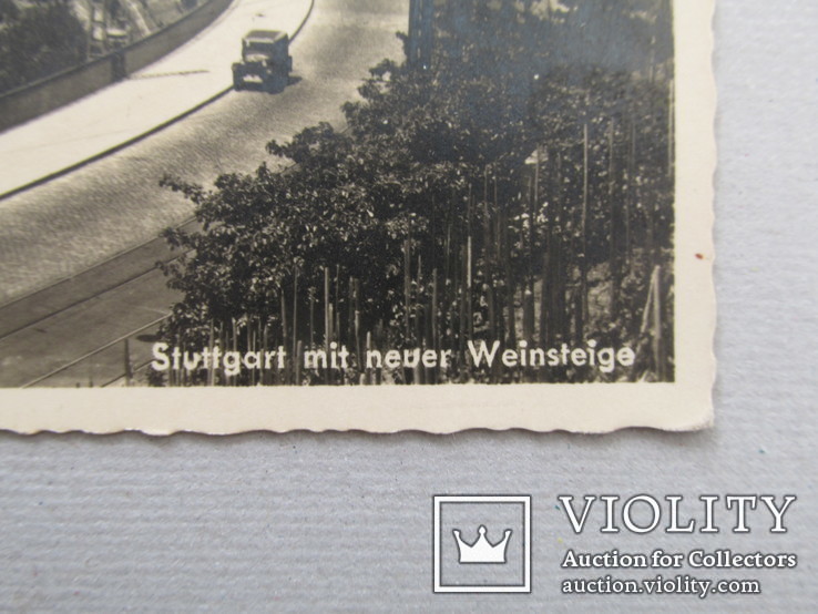 3-й Рейх Германия, Штуттгарт, открытка с машинным штемпелем 1939, фото №5
