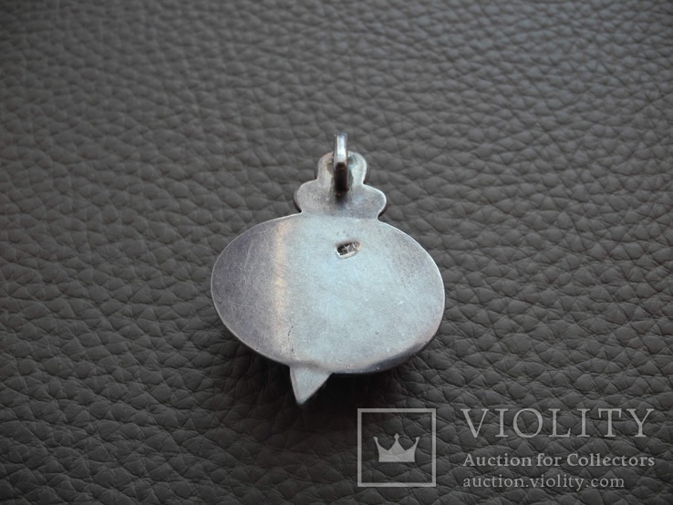 Серебряная подвеска с Лунным камнем Адуляр и с жемчугом, фото №7