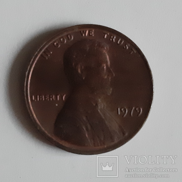 США 1 цент 1979, фото №2
