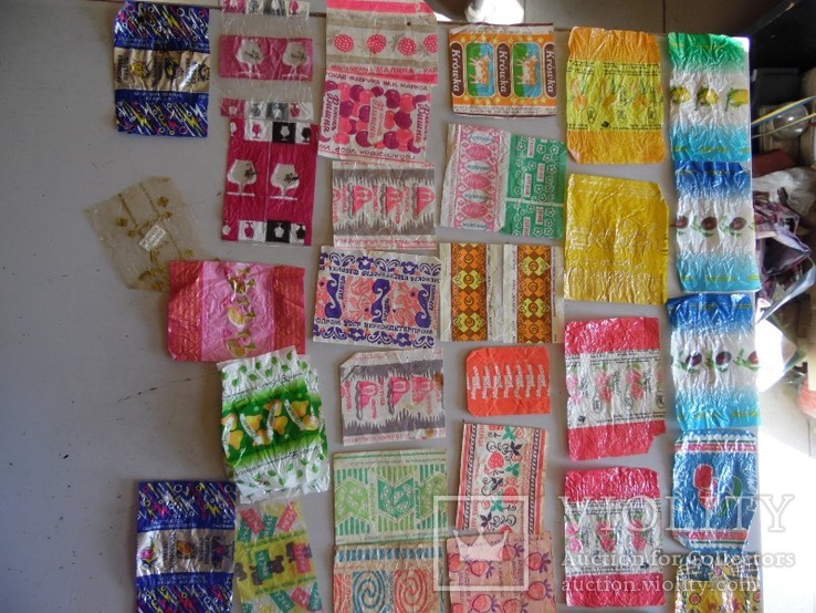 Этикетки от конфет 205 штук, фото №9