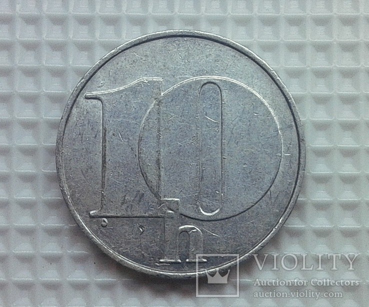 Чехословакия 10 геллеров 1991