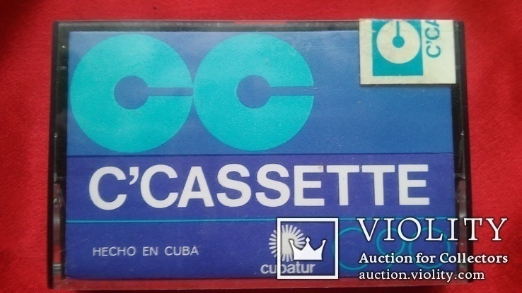 Аудиокассета СС c*cassette C90  Hecho en Cuba