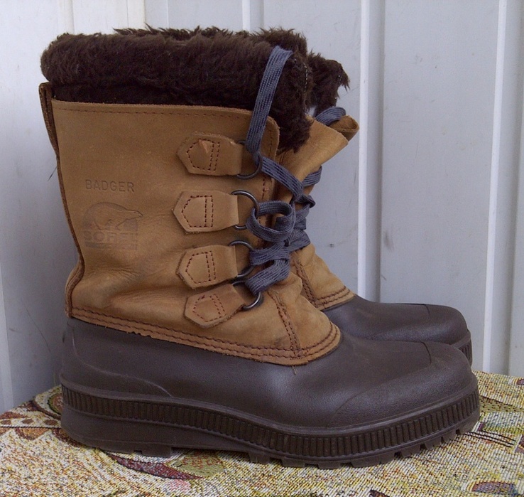 Зимние термо ботинки SOREL Badger 24 см, фото №5