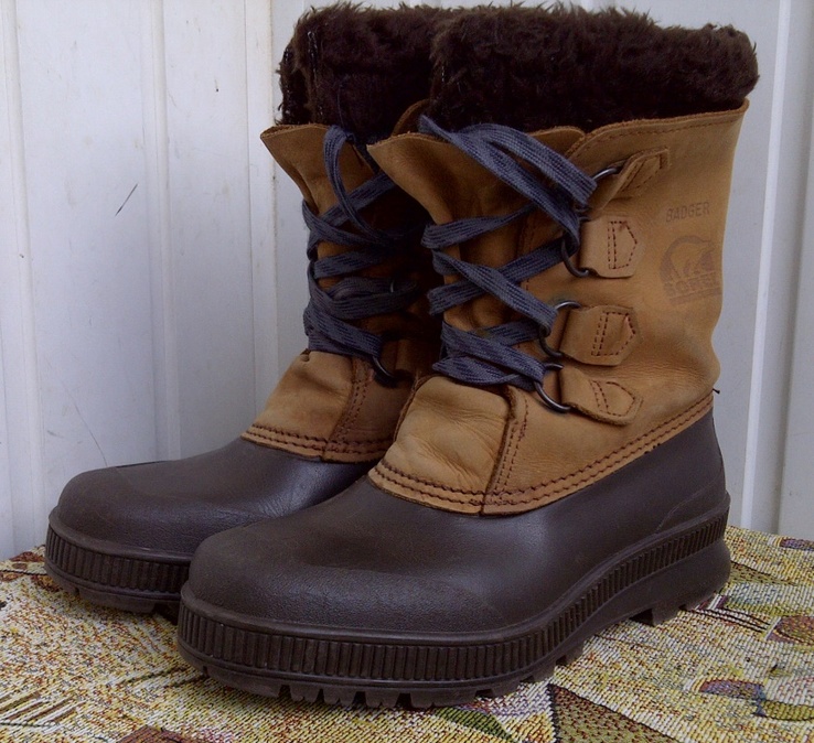 Зимние термо ботинки SOREL Badger 24 см, фото №10