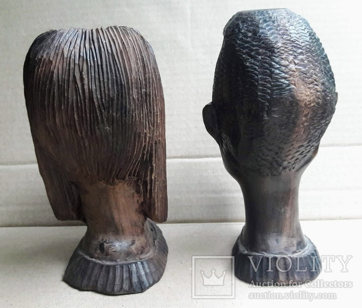 Статуэтки Африканская пара , Черное дерево, фото №5