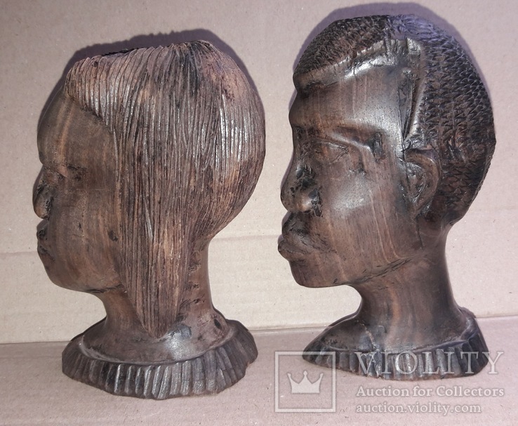Статуэтки Африканская пара , Черное дерево, фото №6