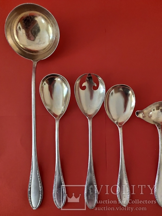 Кухонные принадлежности серебро 800, фото №3
