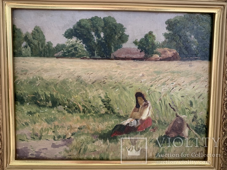 Картина Шрейдер Е.Е. «Отдых в поле», фото №4