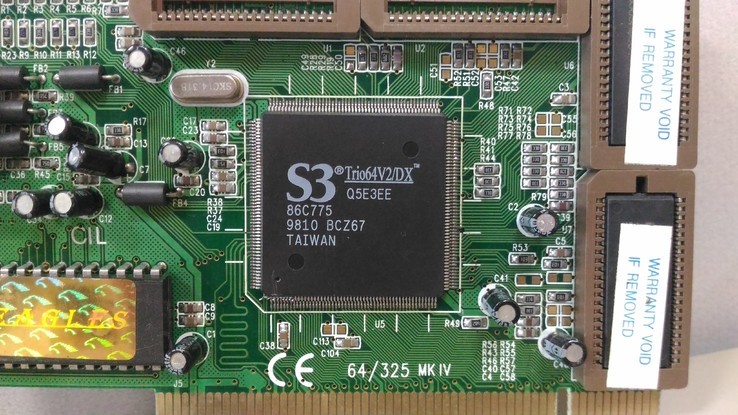 Видеокарта S3 Trio64V2/DX 86C775 1mb PCI, фото №5