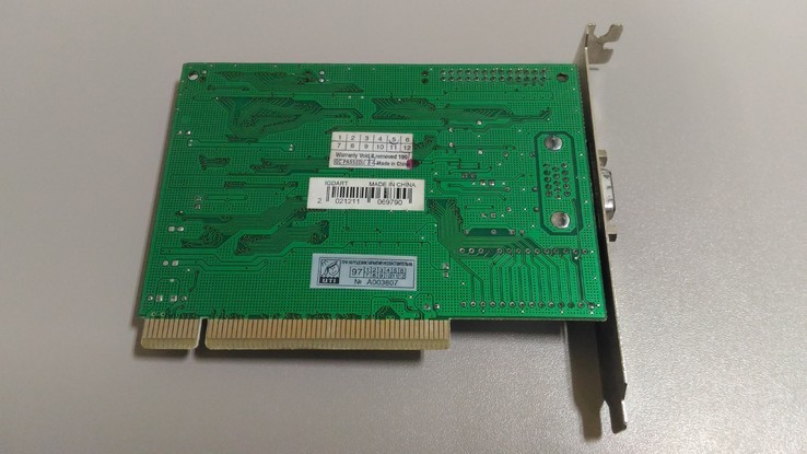 Видеокарта S3 Trio64V+ Q1E3BF 86C765 1mb PCI, numer zdjęcia 6