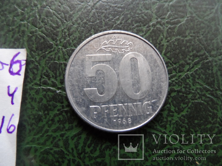 50 пфеннигов  1968  ГДР    ($6.4.16)~, фото №4