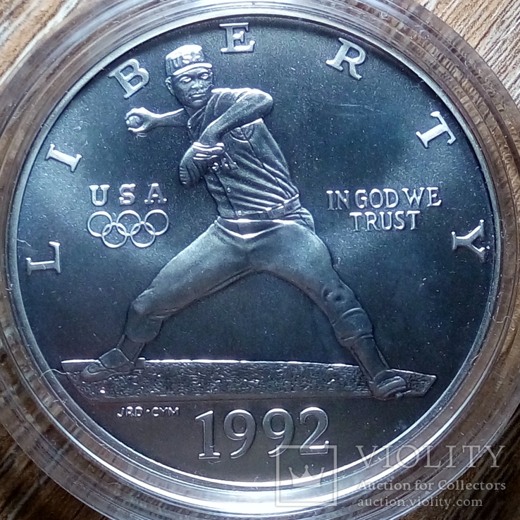 США 1 доллар 1992 г., фото №2