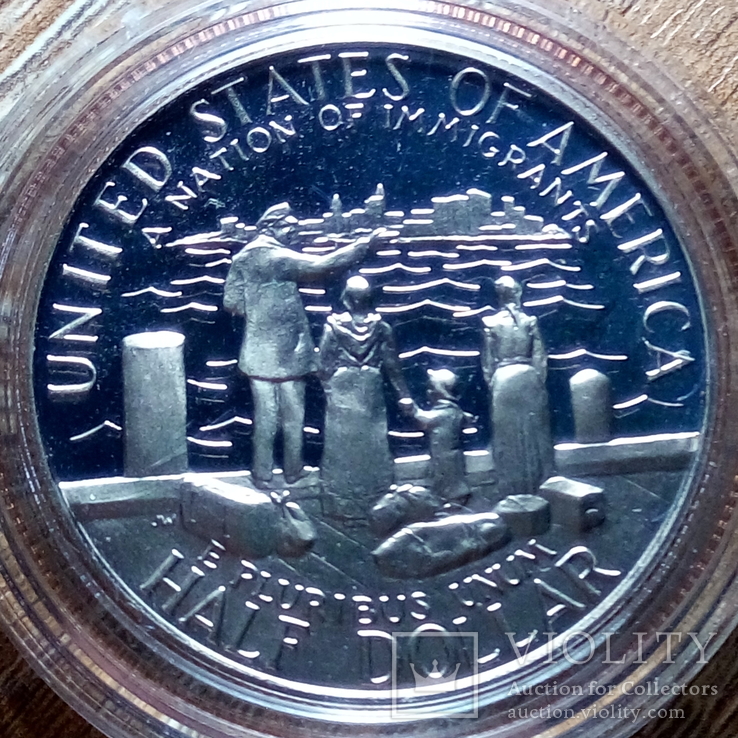 США 1/2 доллара 1986 г., фото №3