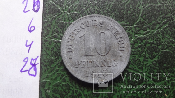 10 пфеннигов 1918  Германия    ($6.4.28)~, фото №4