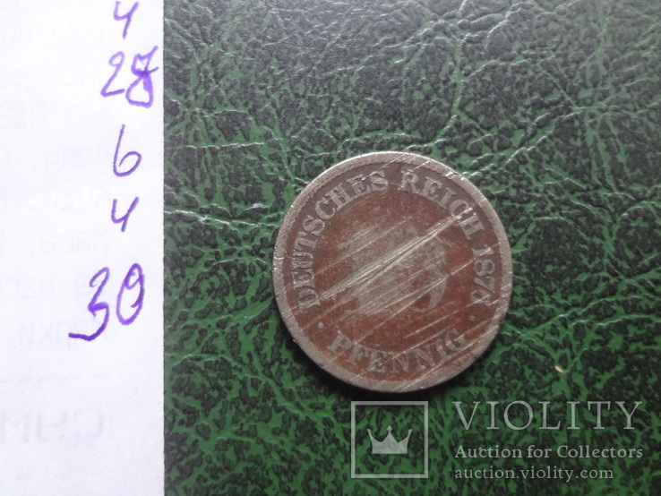 10 пфеннигов 1876  Германия    ($6.4.30)~, фото №4