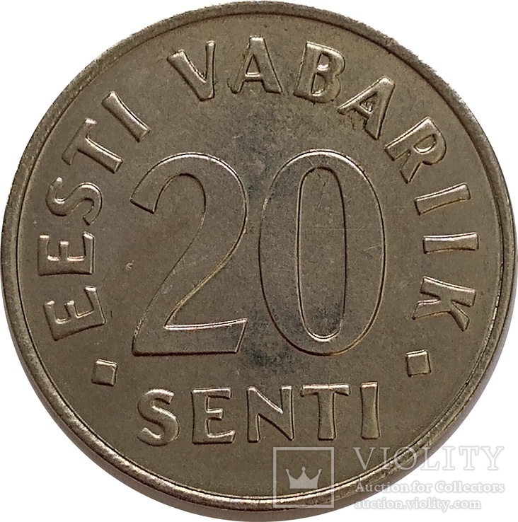 Эстония 20 цент 2006