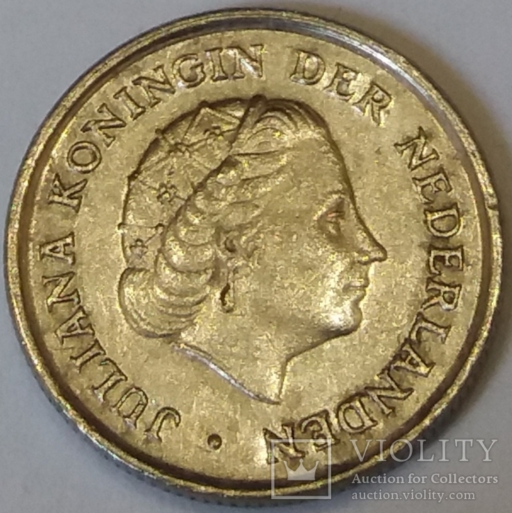 Нідерланди 10 центів, 1980, фото №2