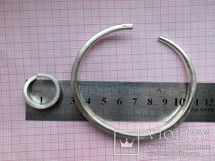 Комплект Pierre Cardin серебро вес 107,58 г. Колье, браслет, кольцо. Пьер Карден., фото №3