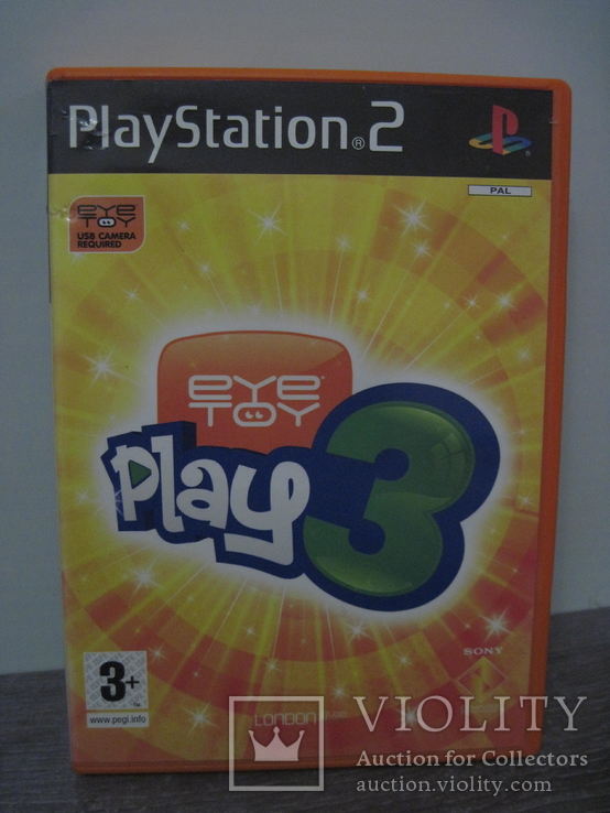 Лицензия для PS2 - Eye toy play 3