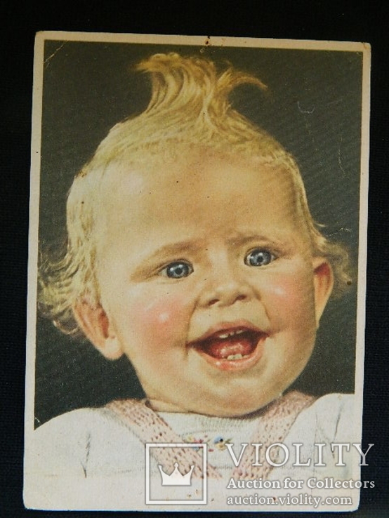 Ребенок эмоции (радость)) 1950г.( стоит номер 1247), фото №2