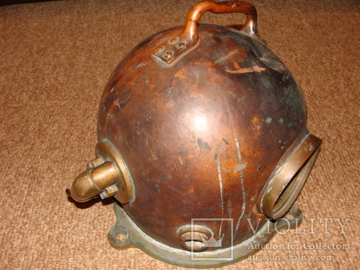 Водолазный шлем трехболтовка ВМФ СССР, фото №5