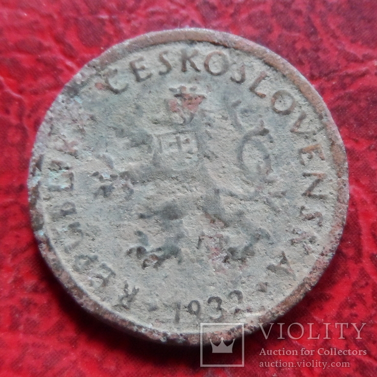 10  геллеров  1932  Чехословакия    ($7.1.15)~, фото №4