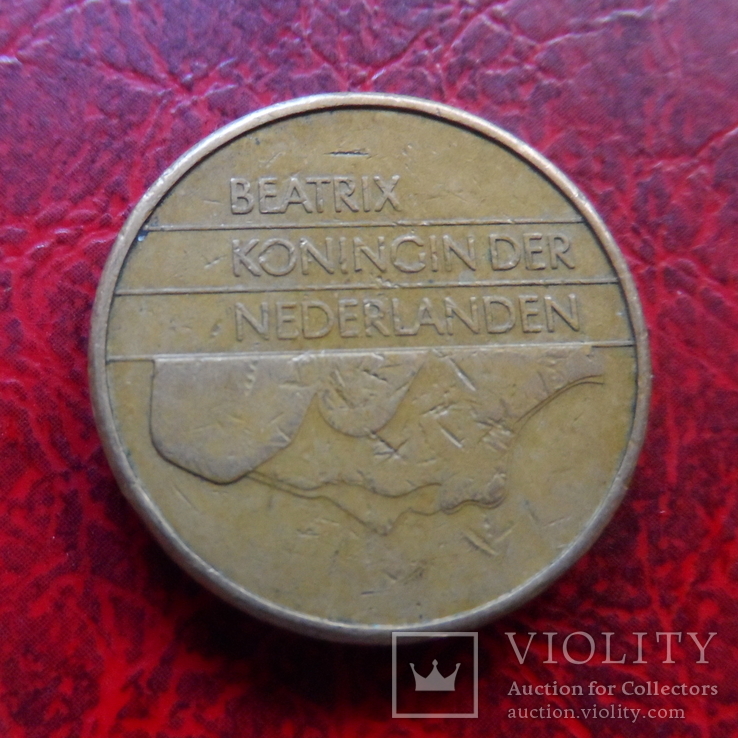 5  гульденов 1990  Нидерланды   ($7.1.47)~