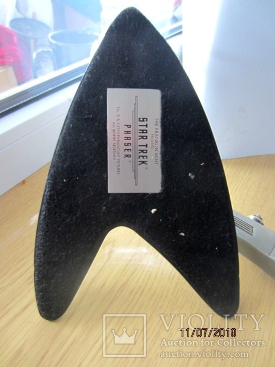 Star Trek Phaser  30th Anniversary 1995 Franklin Mint, фото №6