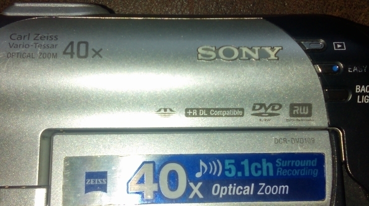 Видеокамера SONY DCR-DVD109E, фото №10