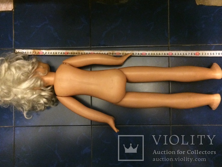 Кукла на резинках+~76 см с клеймом, фото №5