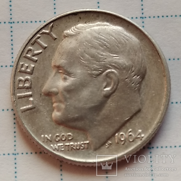 10 центов 1964 года
