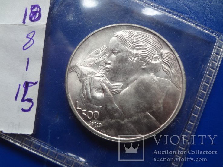 500 лир 1973  Сан-Марино серебро     ($8.1.15)~, фото №4