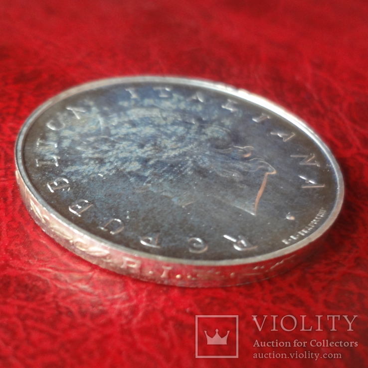 500 лир 1993 Италия серебро     ($7.6.1)~, photo number 4