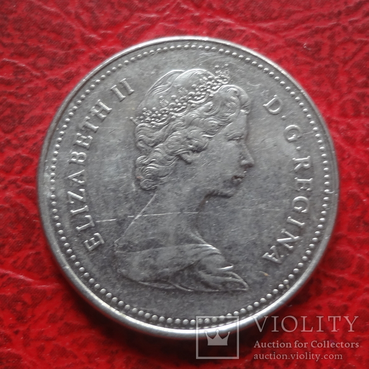 5 центов 1980  Канада     ($7.4.21)~, фото №3