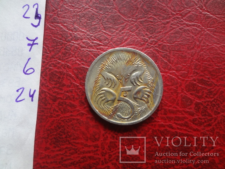5 центов 1988  Австралия     ($7.4.24)~, фото №4