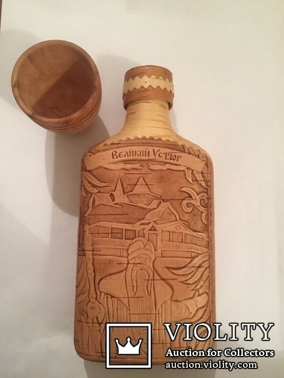Сувенирная бутылка и стопка «Великий Устюг», фото №3