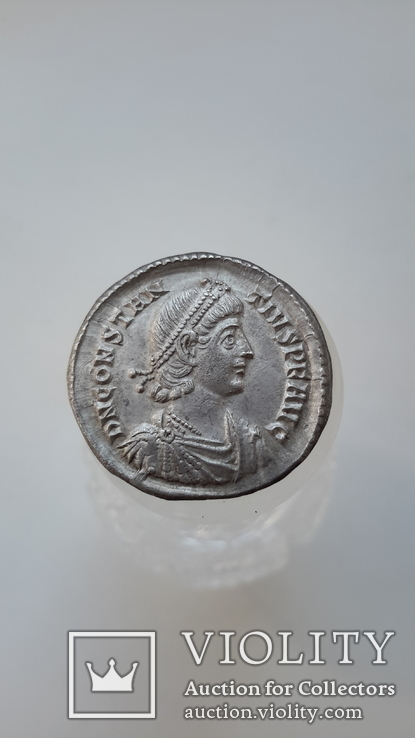 Constantius II. AD 337-361. AR Siliqua (R3) (waga-3.59 gr.), numer zdjęcia 4