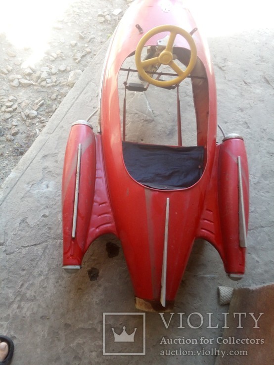 Педальная машинка Запорожец (Стрела) 1960е годы.