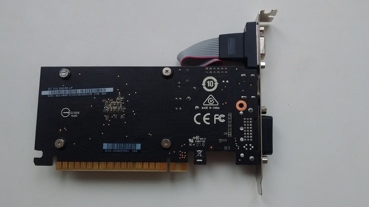 MSI GeForce GT 710 LP 2GB 64bit GDDR3 (нова, з коробки), numer zdjęcia 3