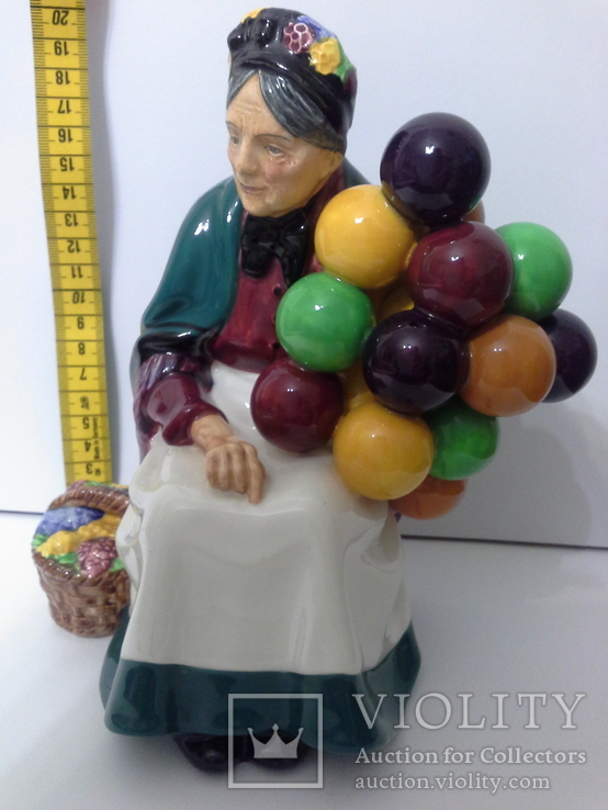 Продавщица шаров Royal Doulton,довоенная, фото №2