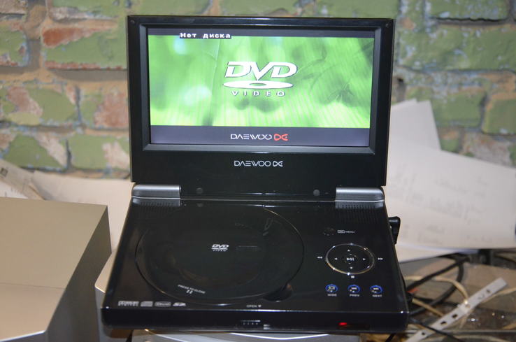 Daewoo DPC-8209PD портативный DVD плеер с USB, фото №2