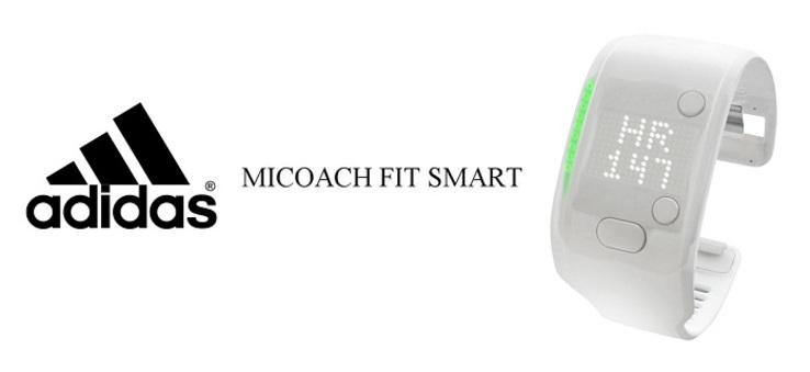 Фитнес браслет Adidas miCoach Fit Smart с встроенным пульсометром Mio Новый Оригинал, фото №5