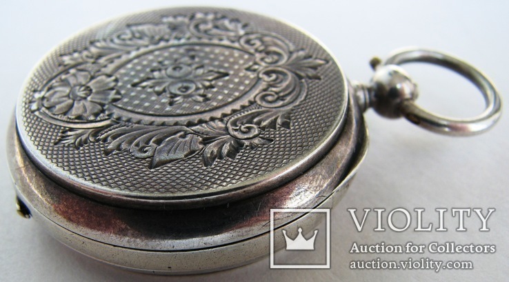 1860-е Часы швейцарские карманные Boutte серебро 84 пр., фото №11