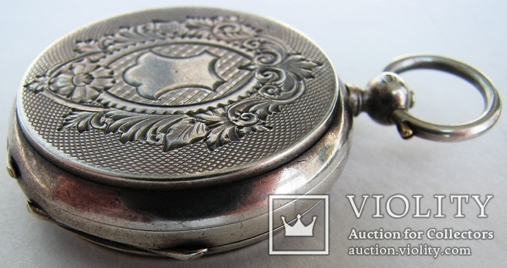 1860-е Часы швейцарские карманные Boutte серебро 84 пр., фото №12