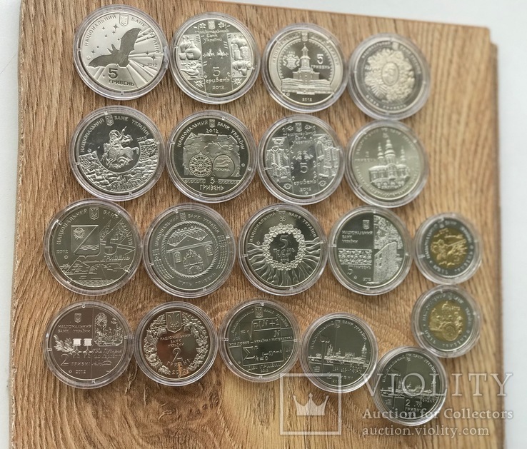 Повний річний набір монет 2012 р. (19шт) Полный годовой набор монет Украины 2012 г. (19шт), фото №7