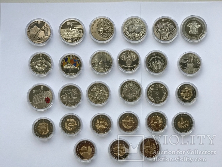 Повний річний набір монет 2014 р. (27шт) Полный годовой набор монет Украины 2014 г. (27шт), фото №5
