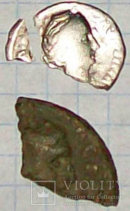 Обломки древнеримских монет., фото №2