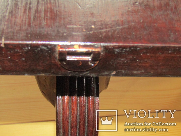 Столик антикварный с ножками в венецианском стиле на колёсиках  Англия, фото №7