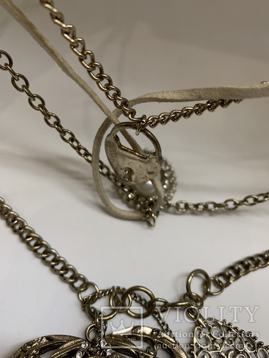 Ожерелье с Англии с кулонами 128 грамм, фото №4
