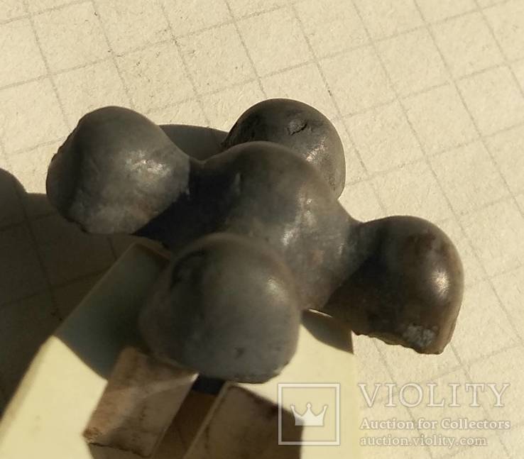 Киммерийская крестовидная сбруйная бляшка., фото №7